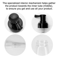 MEN'S GROOMING BARBER PRO filled with powder demonstrating 140ml capacity for longer use
