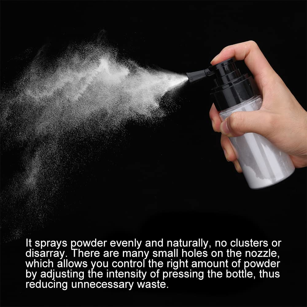 MEN'S GROOMING BARBER PRO internal tube detail showing mechanism that concentrates powder