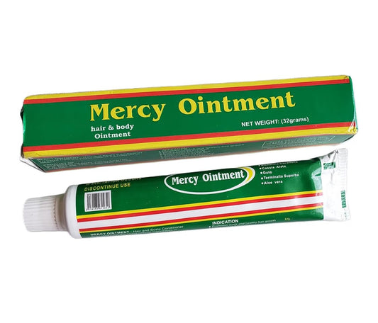 Mercy cream front tube showing compact travel-friendly design and quick hydration benefit