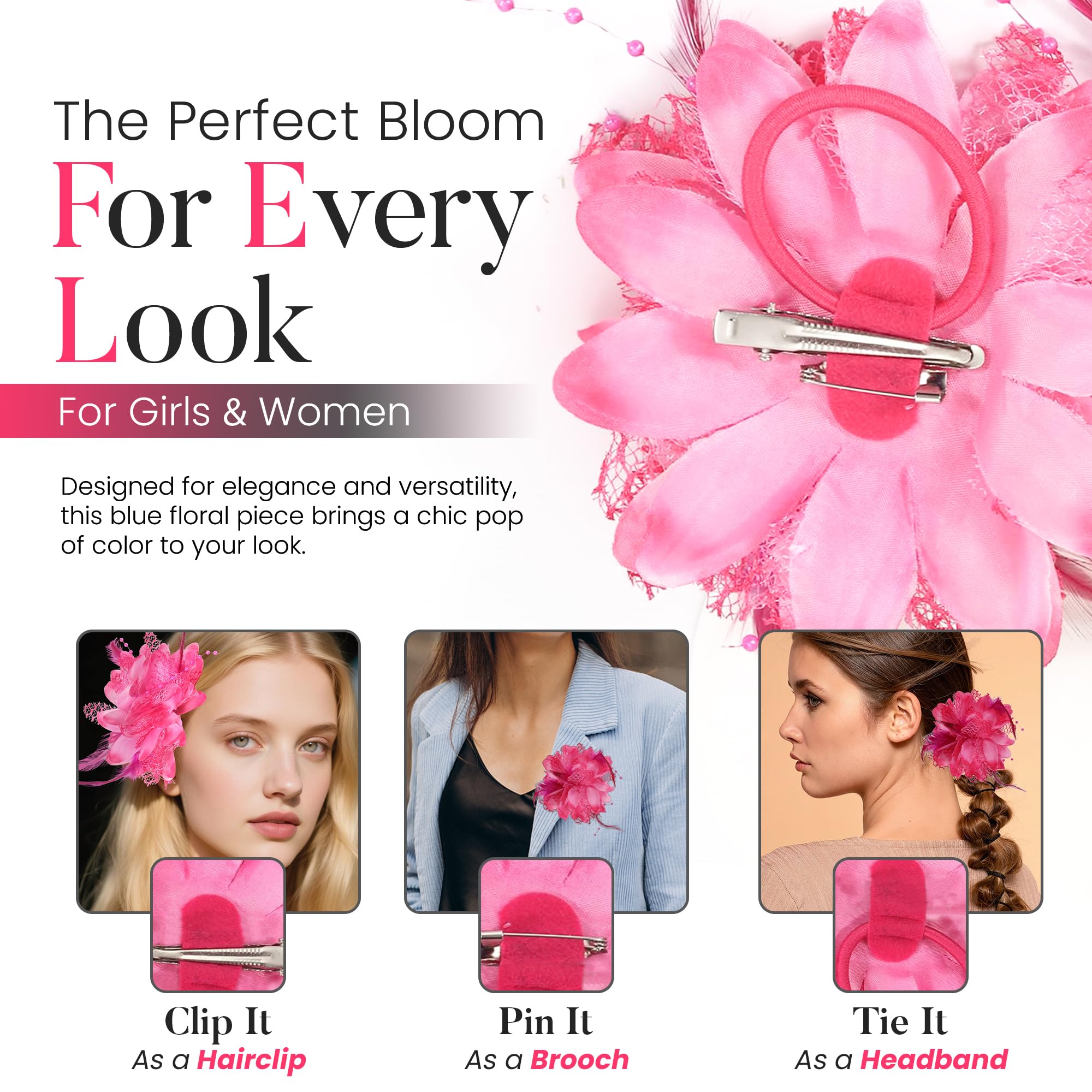 Merdia styled in wedding hair offering feminine, camera-ready charm