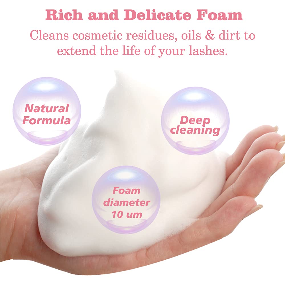 Mererke_Pretty foaming pump producing gentle foam for effective removal