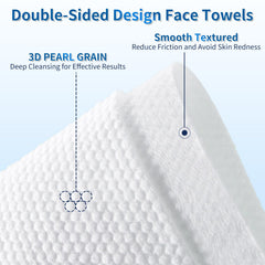 MERNATKK towel held in hand showing 7.9 x 9.4 inch size benefit