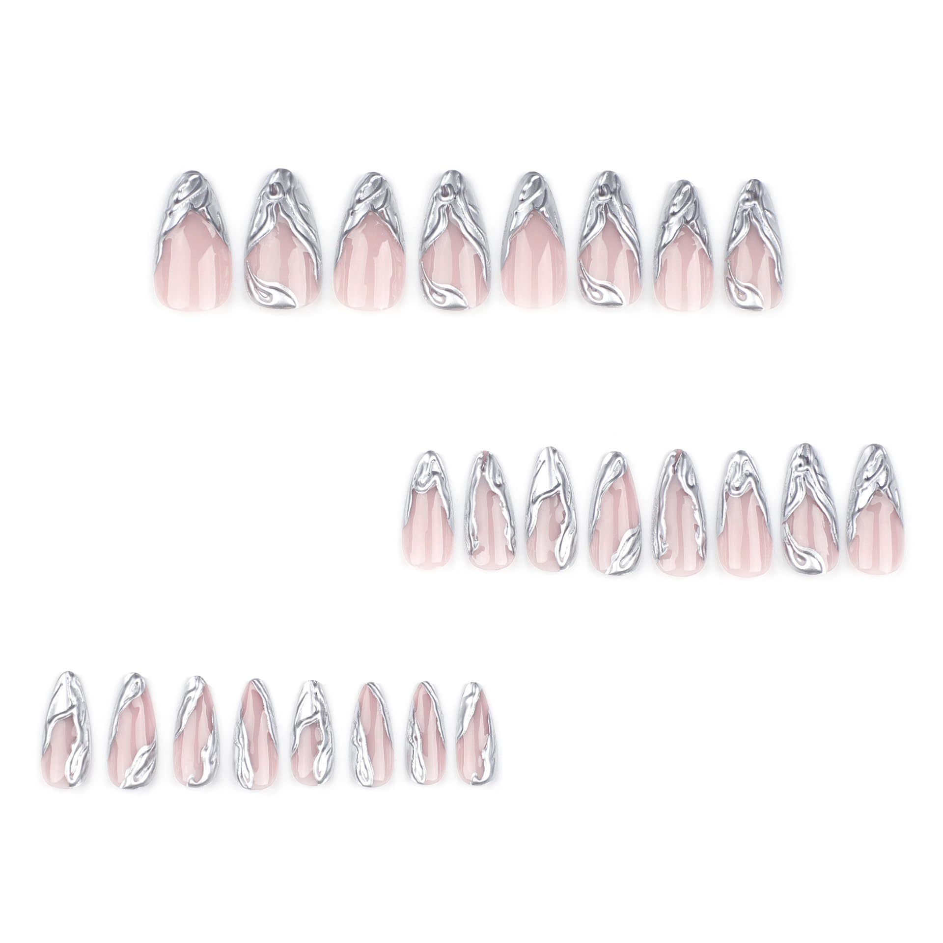 MERVF nail-bed prep and glue application showing secure, long-lasting bond