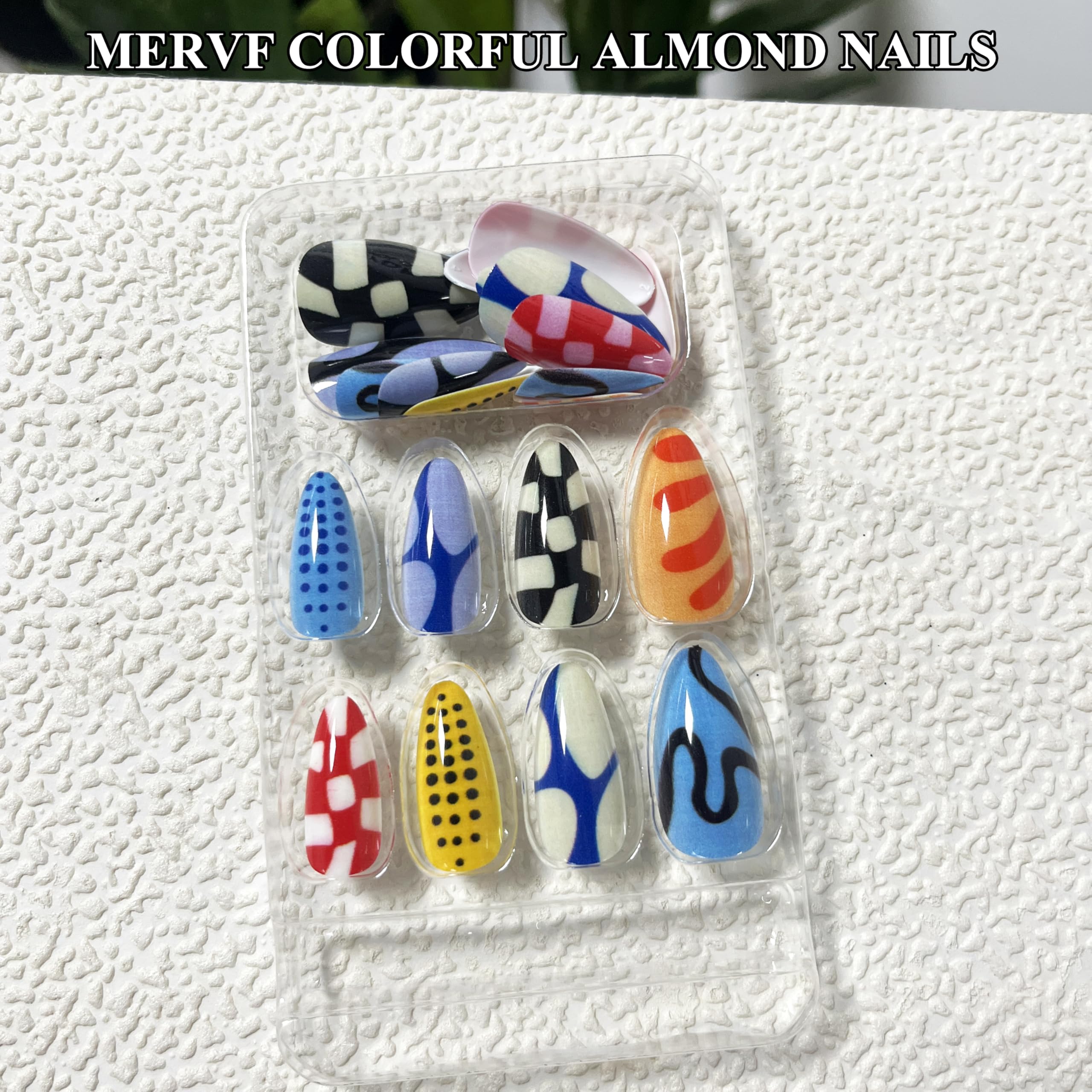 MERVF side profile showing medium almond shape demonstrating wearable length