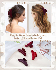 Mesovor clip holding a half-up hairstyle demonstrating easy everyday styling