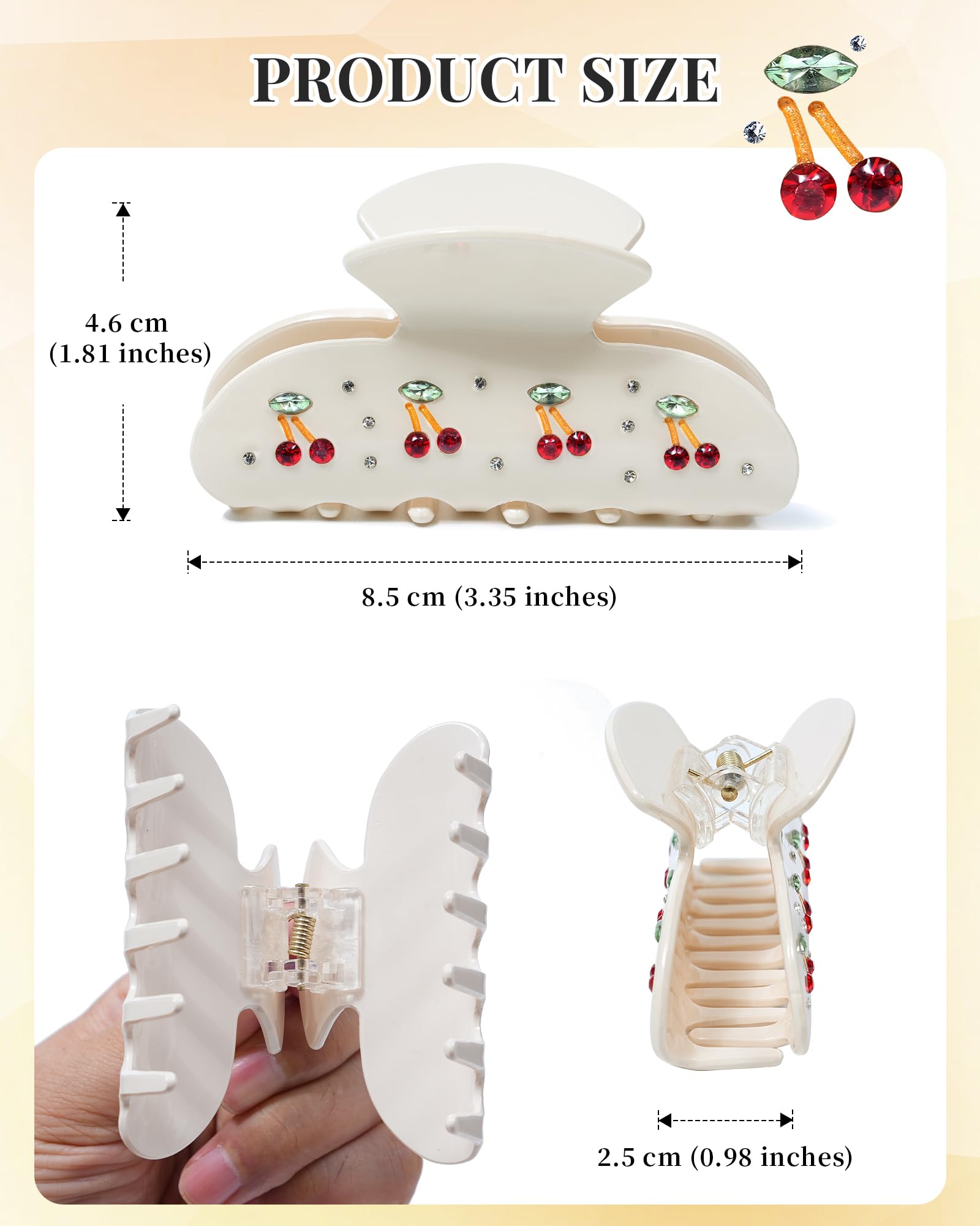 Mesovor side profile showing clip clasp and teeth for secure nonslip hold