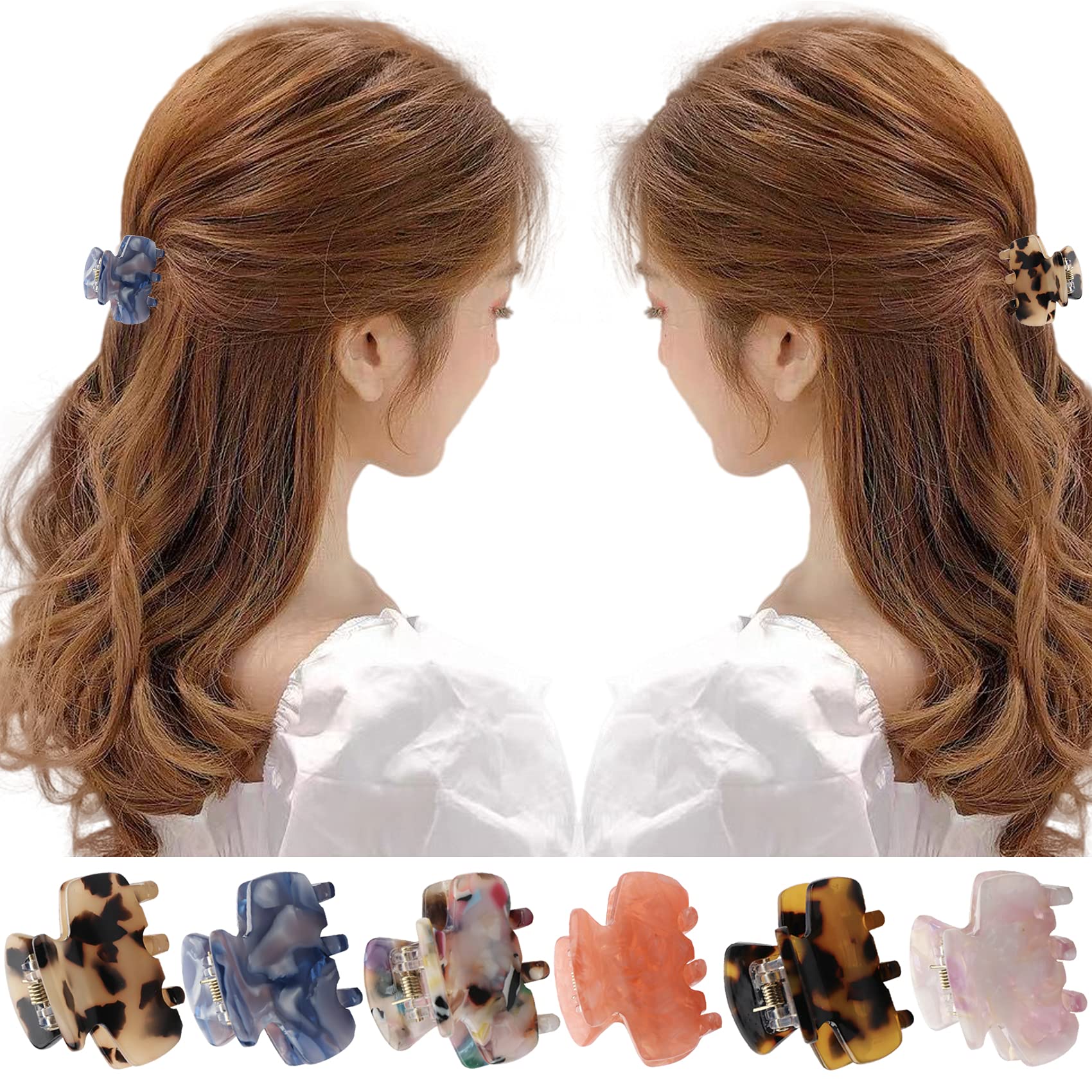Messen in-hair half-up style demo demonstrating secure hold and neat look