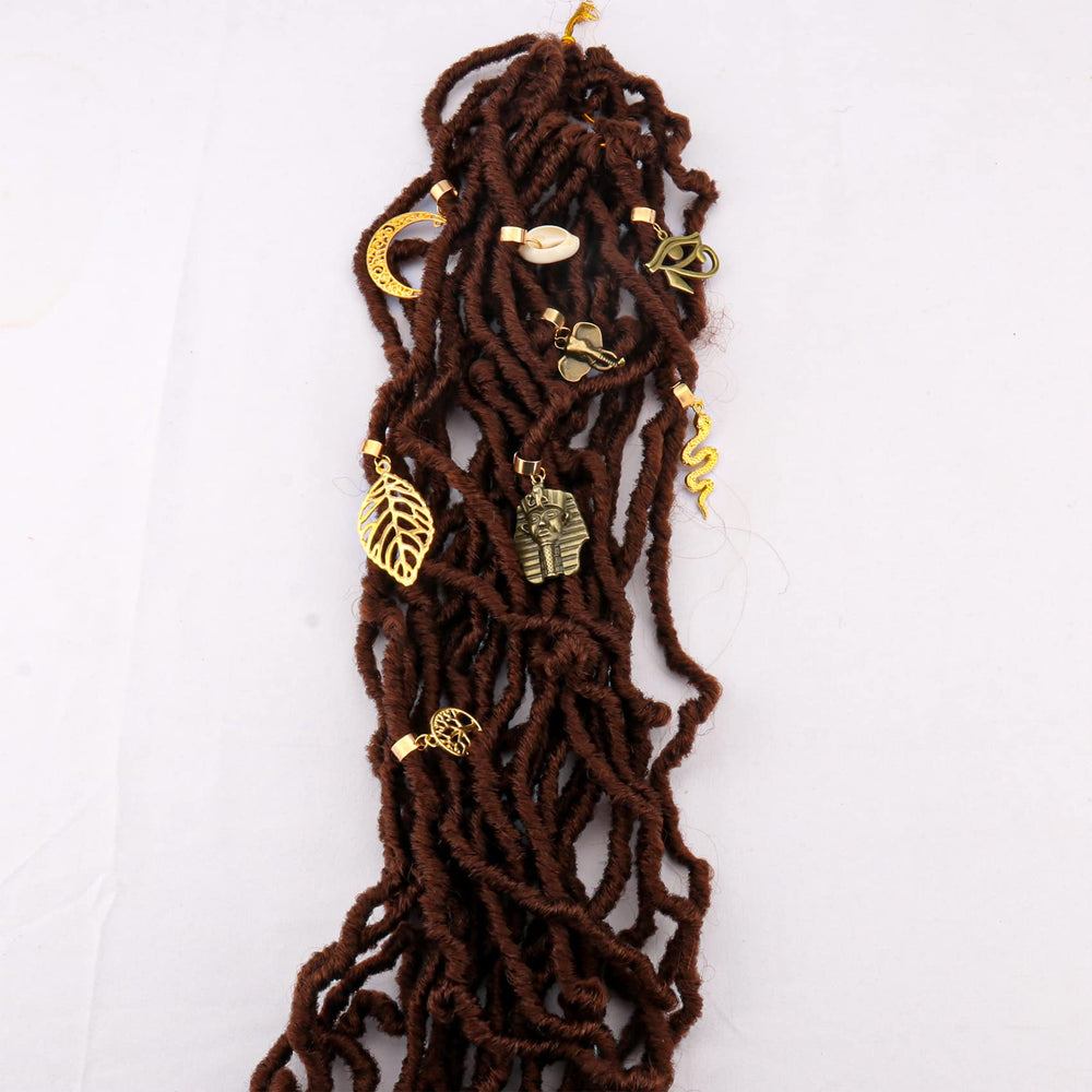Messen charms repurposed into a necklace showing DIY accessory potential