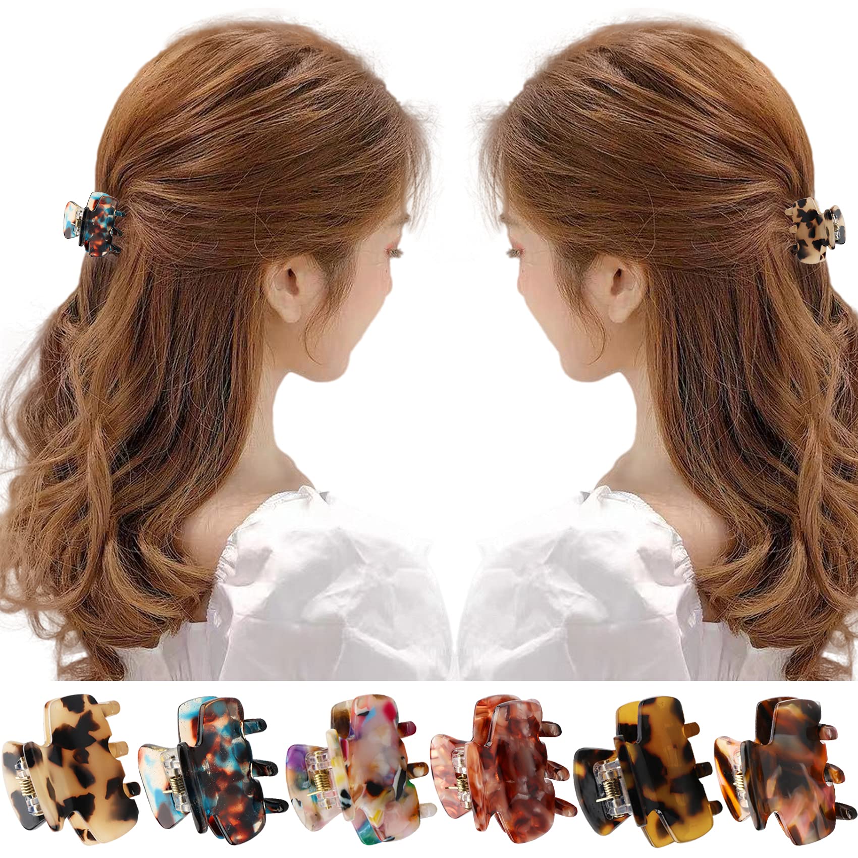 Messen clip holding a half-up hairstyle for tidy everyday wear