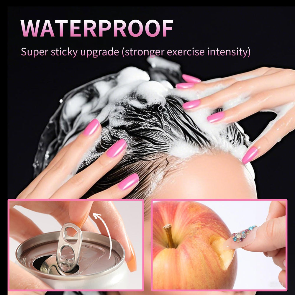 MESTYOICR warm-water soak demonstrating gentle removal to protect nails