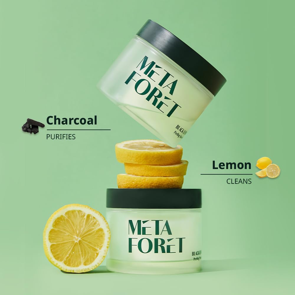 META FORET open tub with visible soaked toner pads for fast use