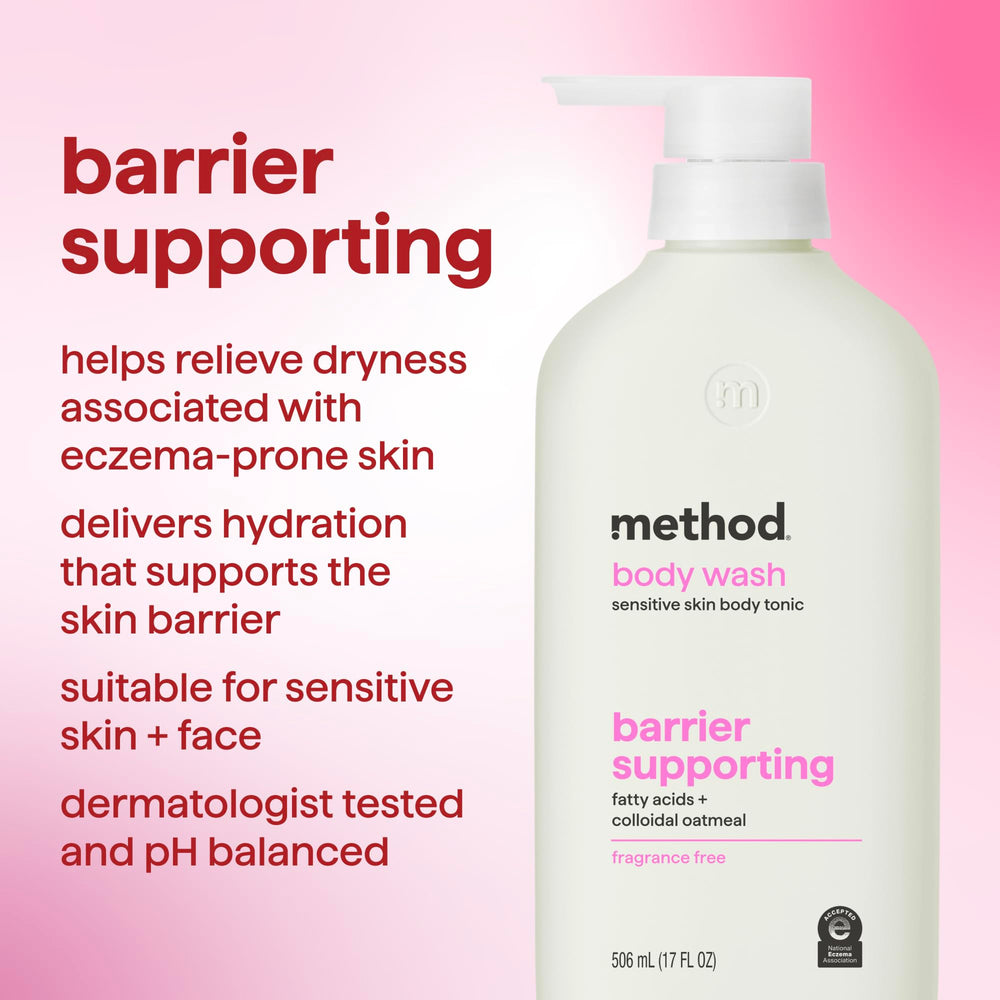 Method pump dispensing body wash foam for easy daily use
