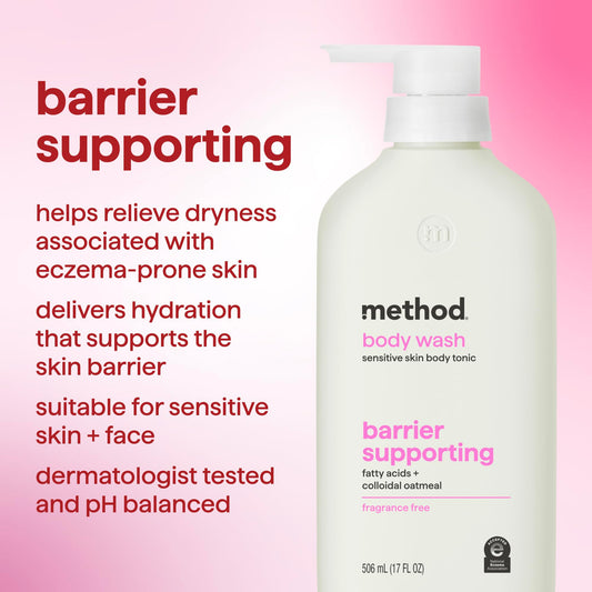 Method pump dispensing body wash foam for easy daily use