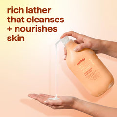 Method bottle recycle marking showing sustainable packaging benefit