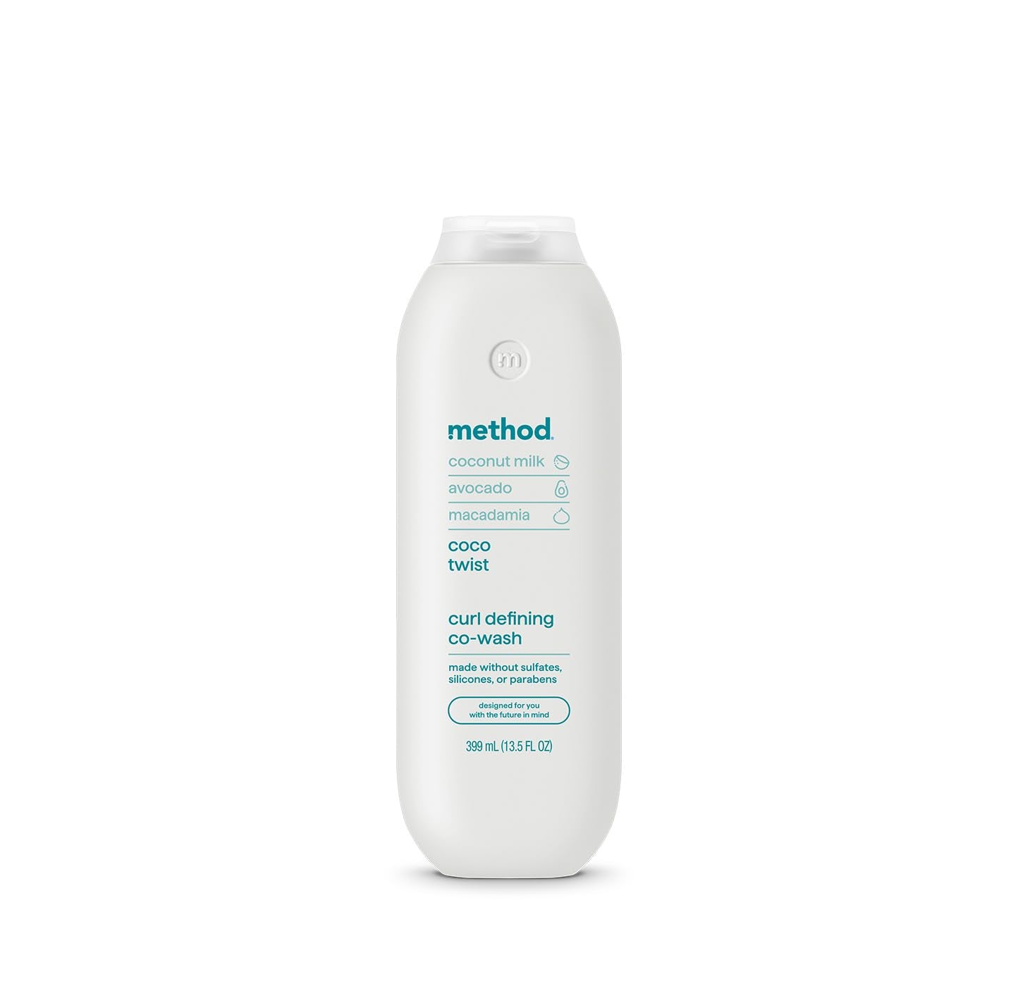 Method Curl Defining Co‑Wash front bottle shows product and label benefits