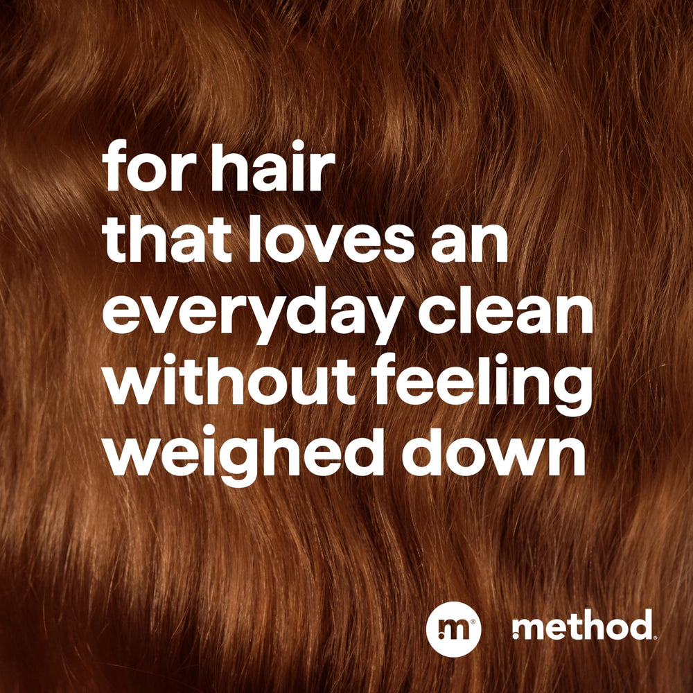Method back label and ingredients list highlighting gentle formula benefit