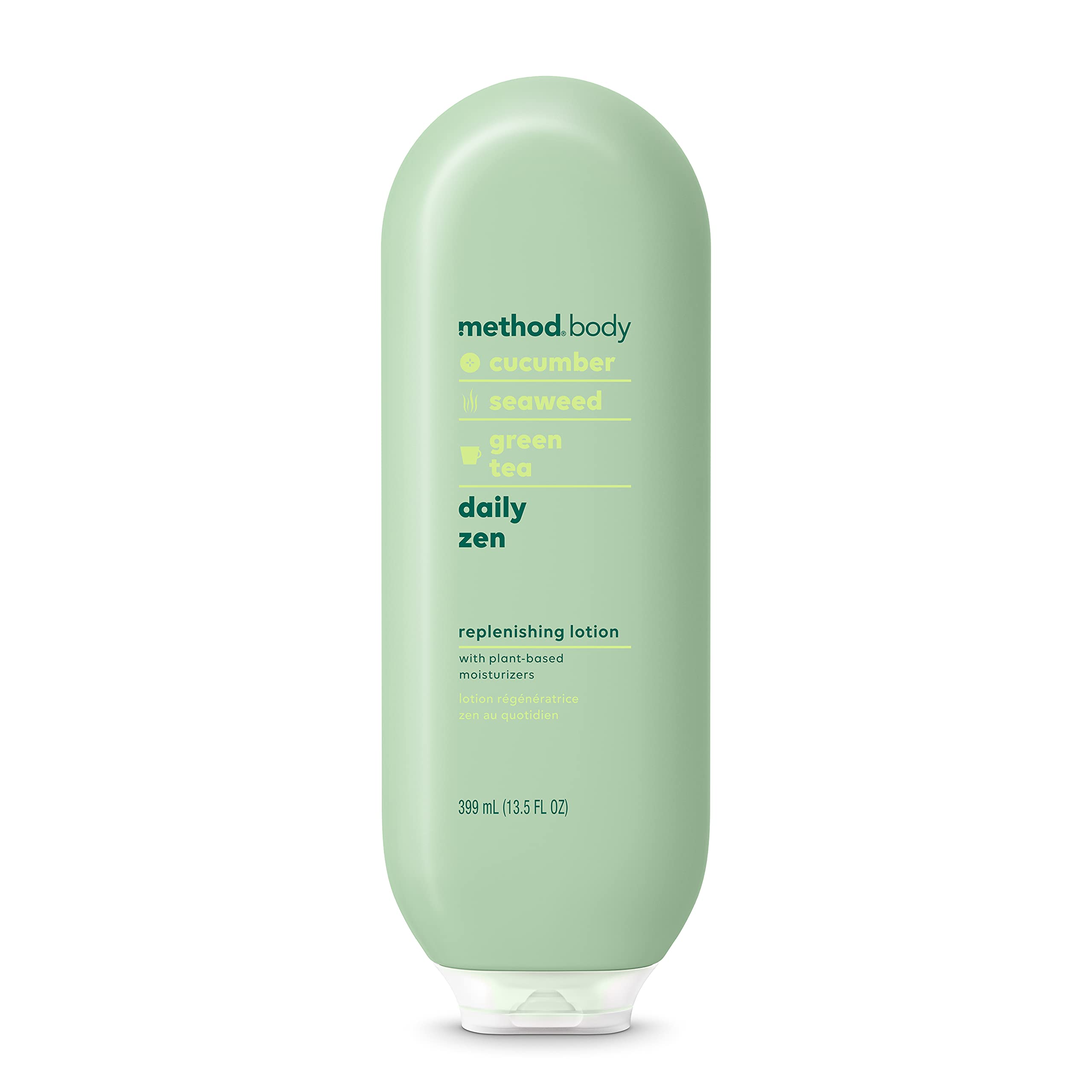 Method Daily Zen front bottle showing label and volume, conveys clean hydration