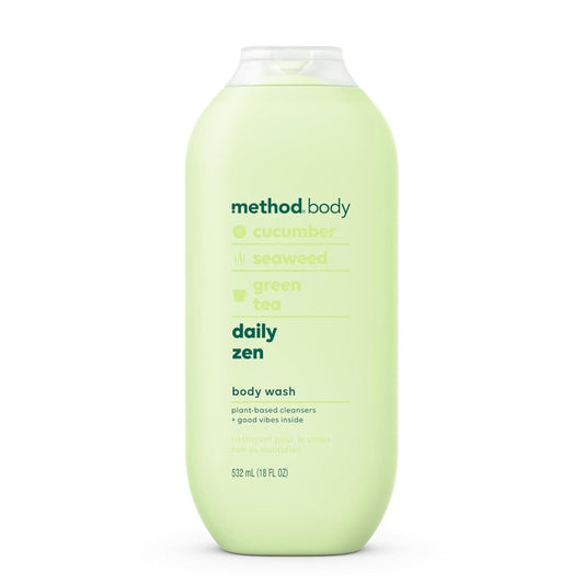Method Daily Zen front packaging showing bottle and label for clear product ID and calm scent