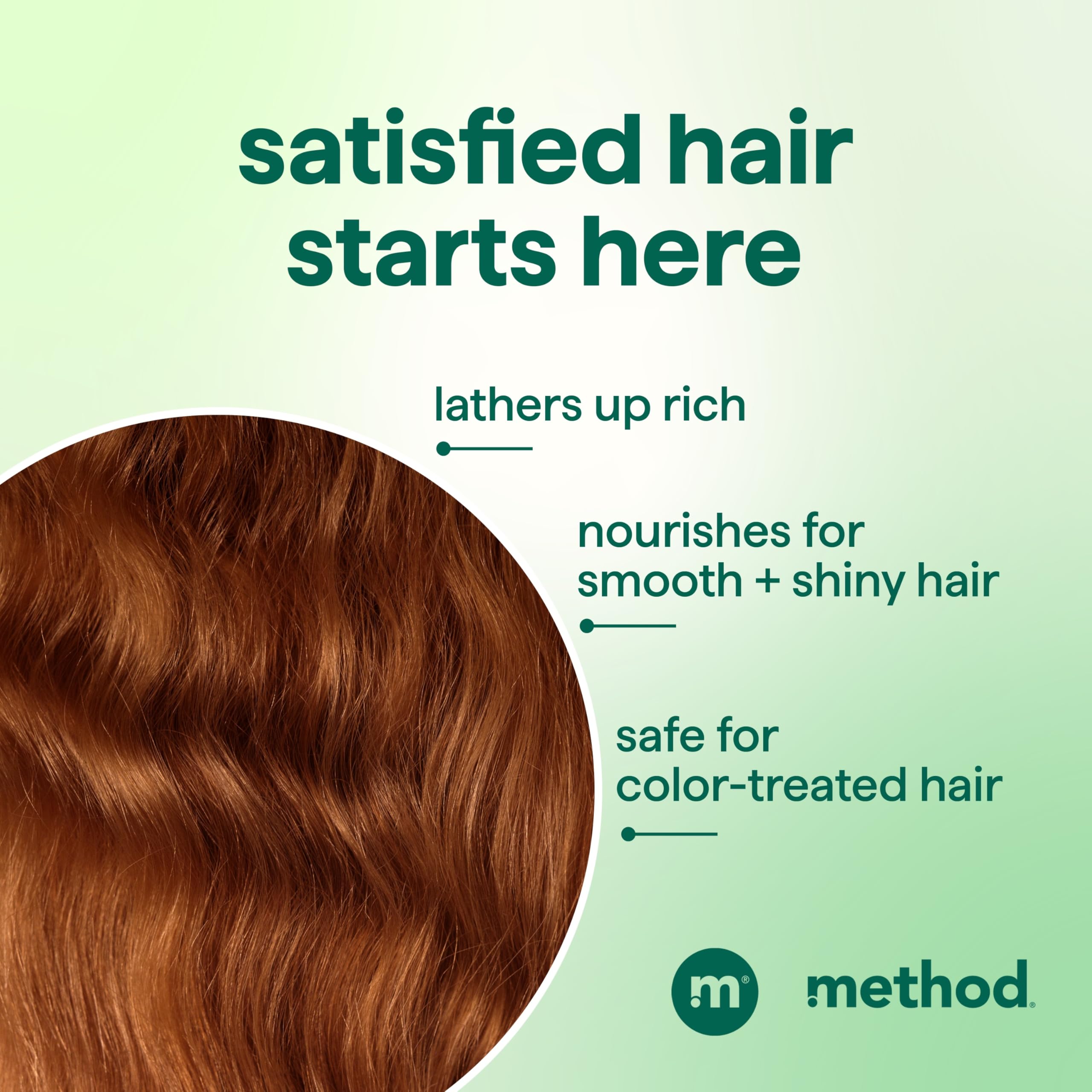 Method being applied on scalp in shower showing effective cleansing benefit