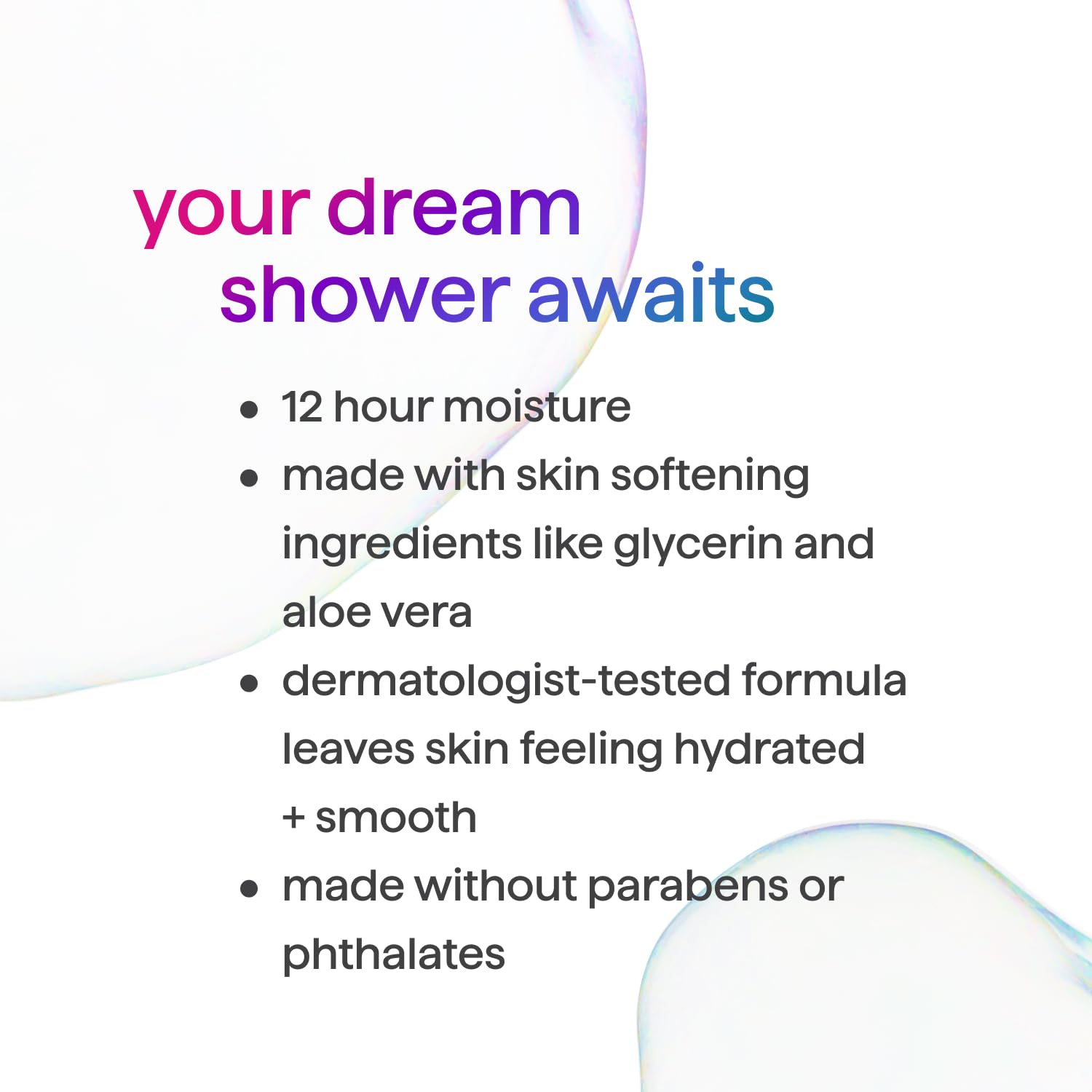 Method Dream Foam airy foam texture on hand showing gentle cleansing benefit