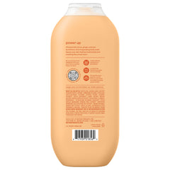 Method recycled plastic badge on bottle emphasizing eco-friendly packaging benefit