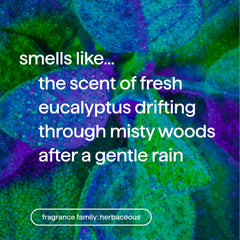 Method eucalyptus rosemary close-up of foam texture on palm highlighting gentle lather and fast coverage