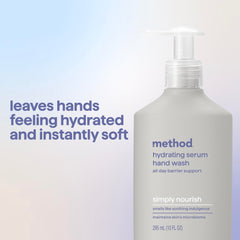 Method close-up foam lather demonstrating gentle cleanse benefit