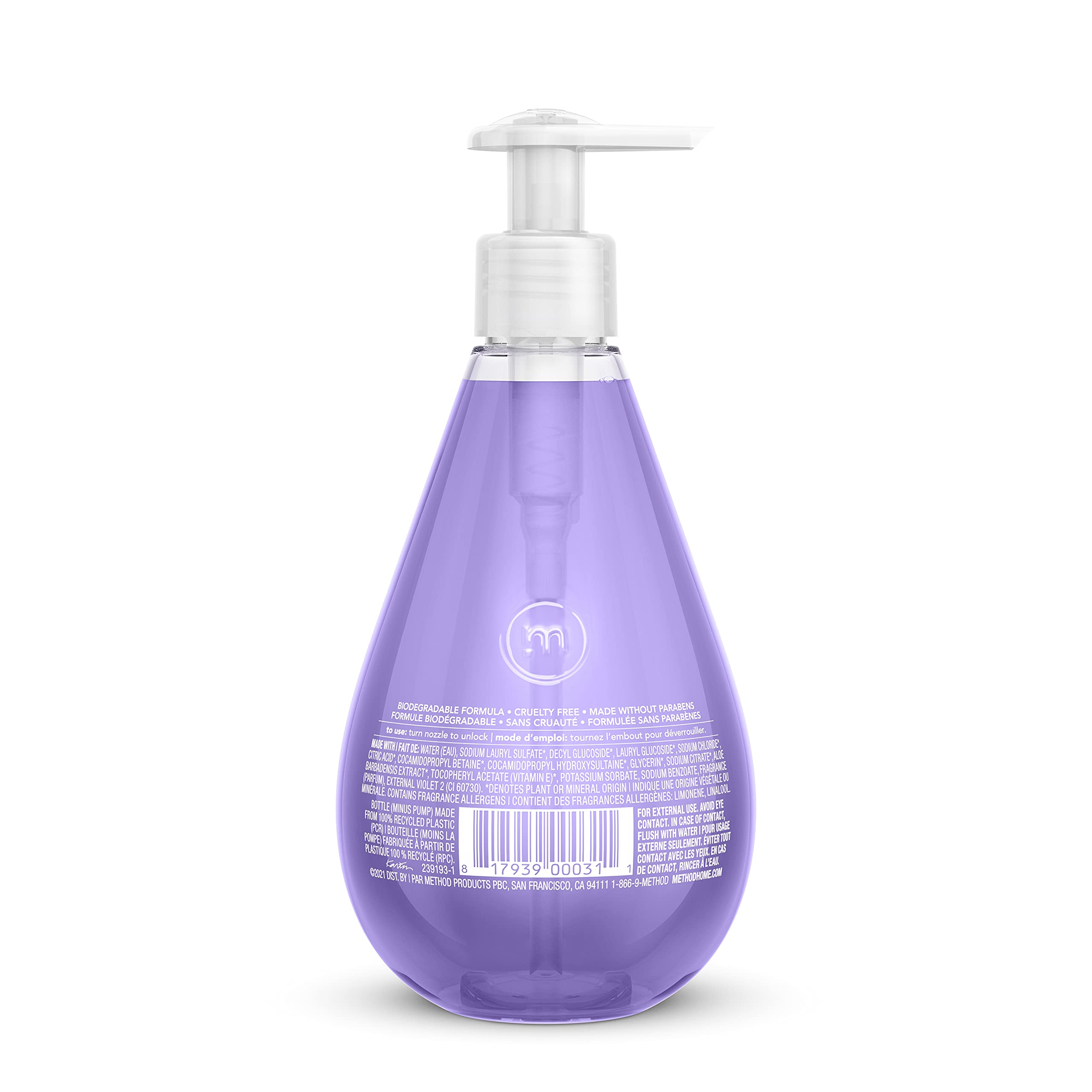Method pump close-up highlighting dispensing ease and controlled portioning benefit