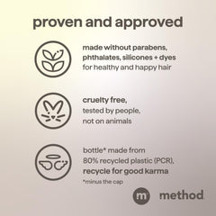 Method Men being used in a shower, demonstrating one-step clean and condition efficiency
