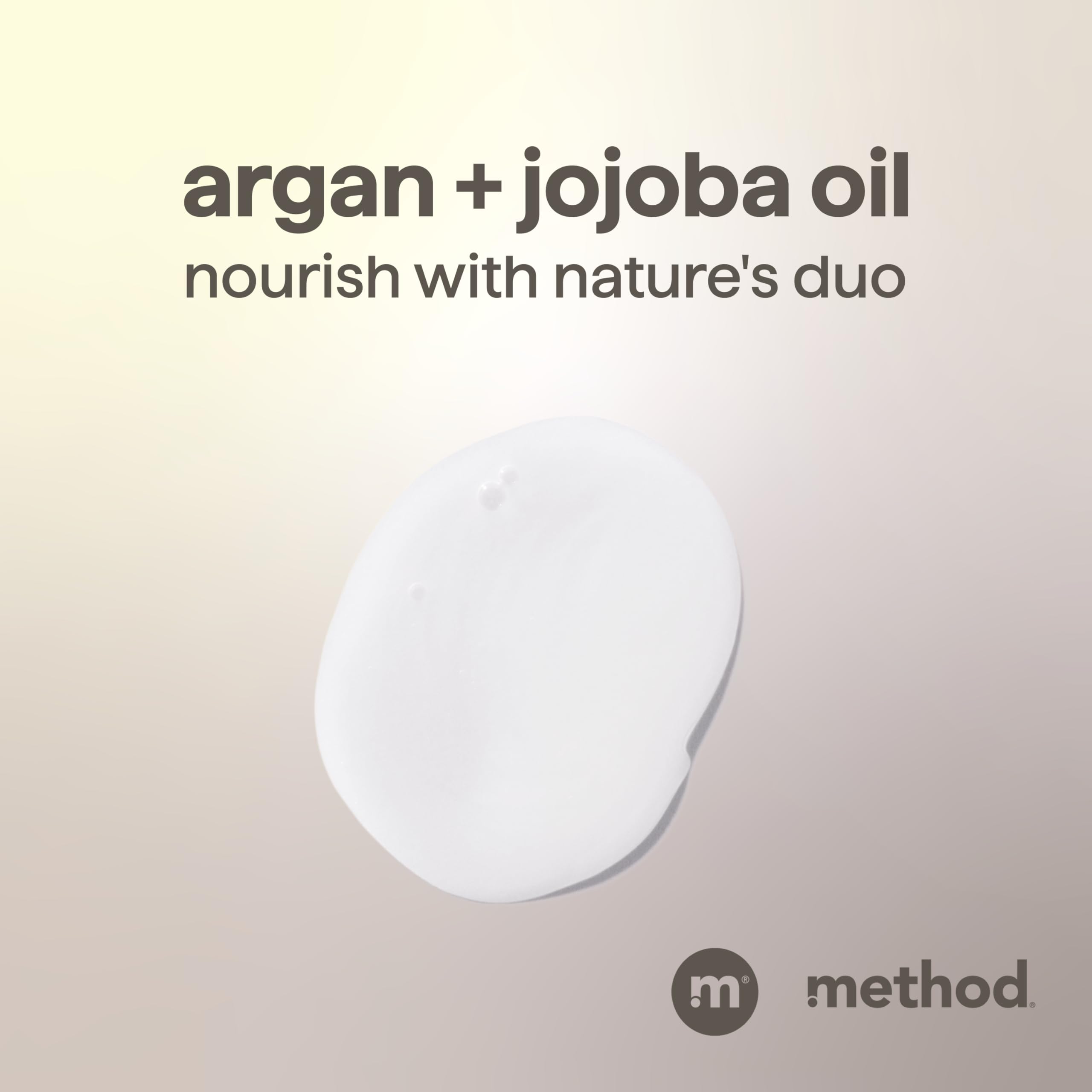 Method Men pouring into hand with foam texture, showing easy lather and fast rinse benefits