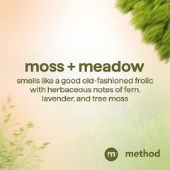 Method Men bottle held in hand to show 14 oz scale and travel convenience
