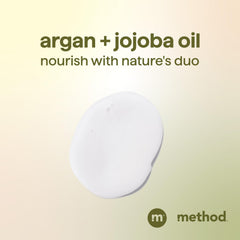 Method Men label detail highlighting ingredients and responsible packaging benefits