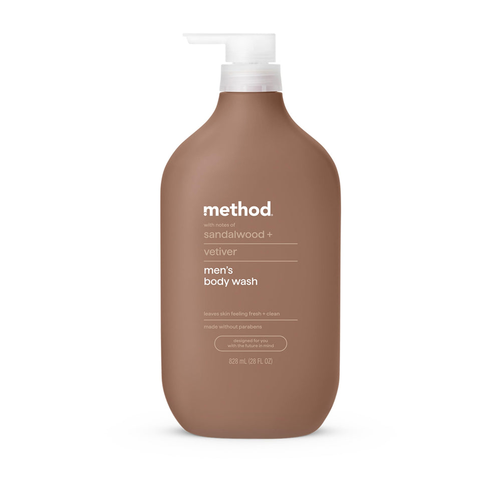 Method men front packaging shows scent and size, clear benefits for easy selection