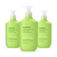 Method bottle front packaging showing mindful matcha scent and benefits