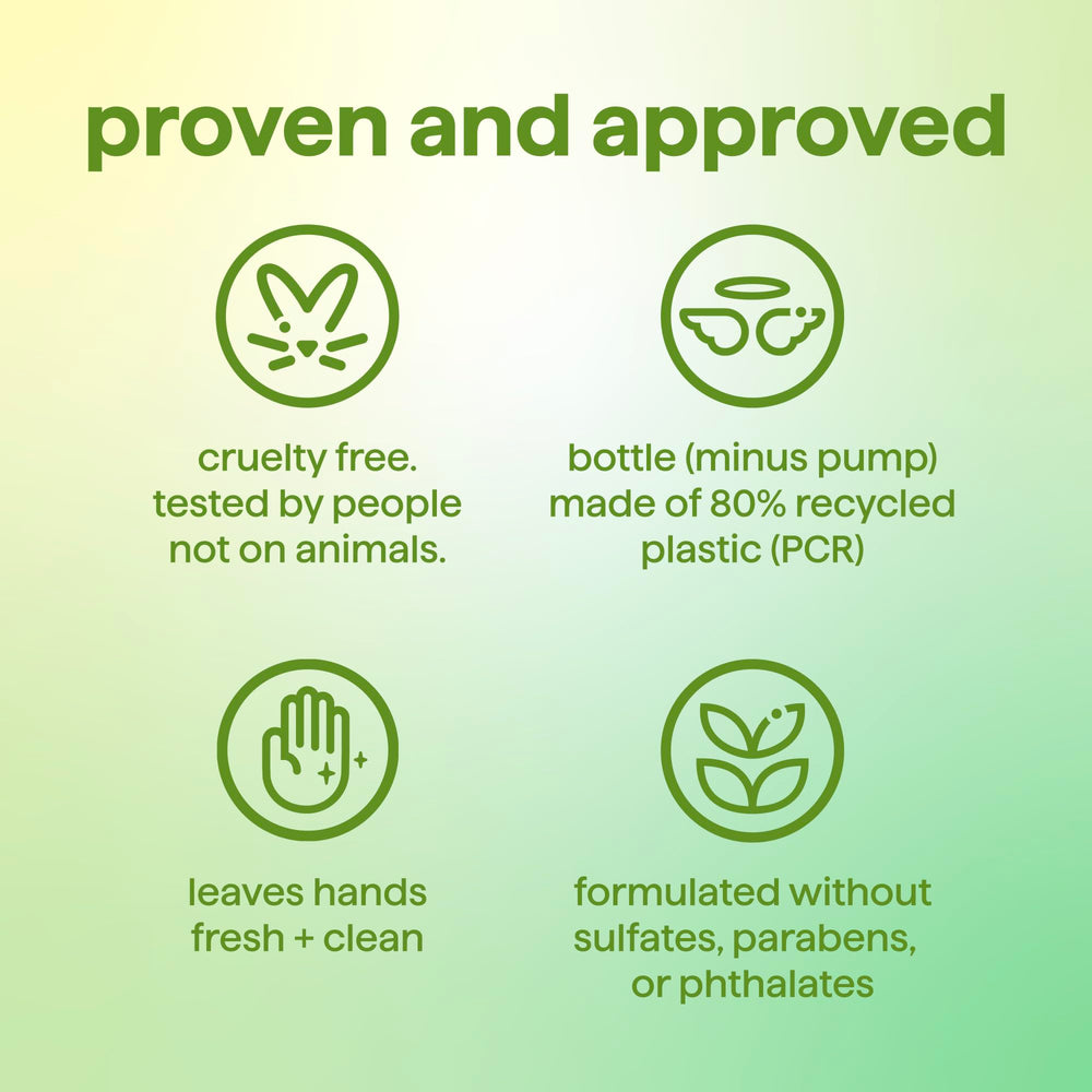 Method packaging note emphasizing 80% recycled plastic eco benefit
