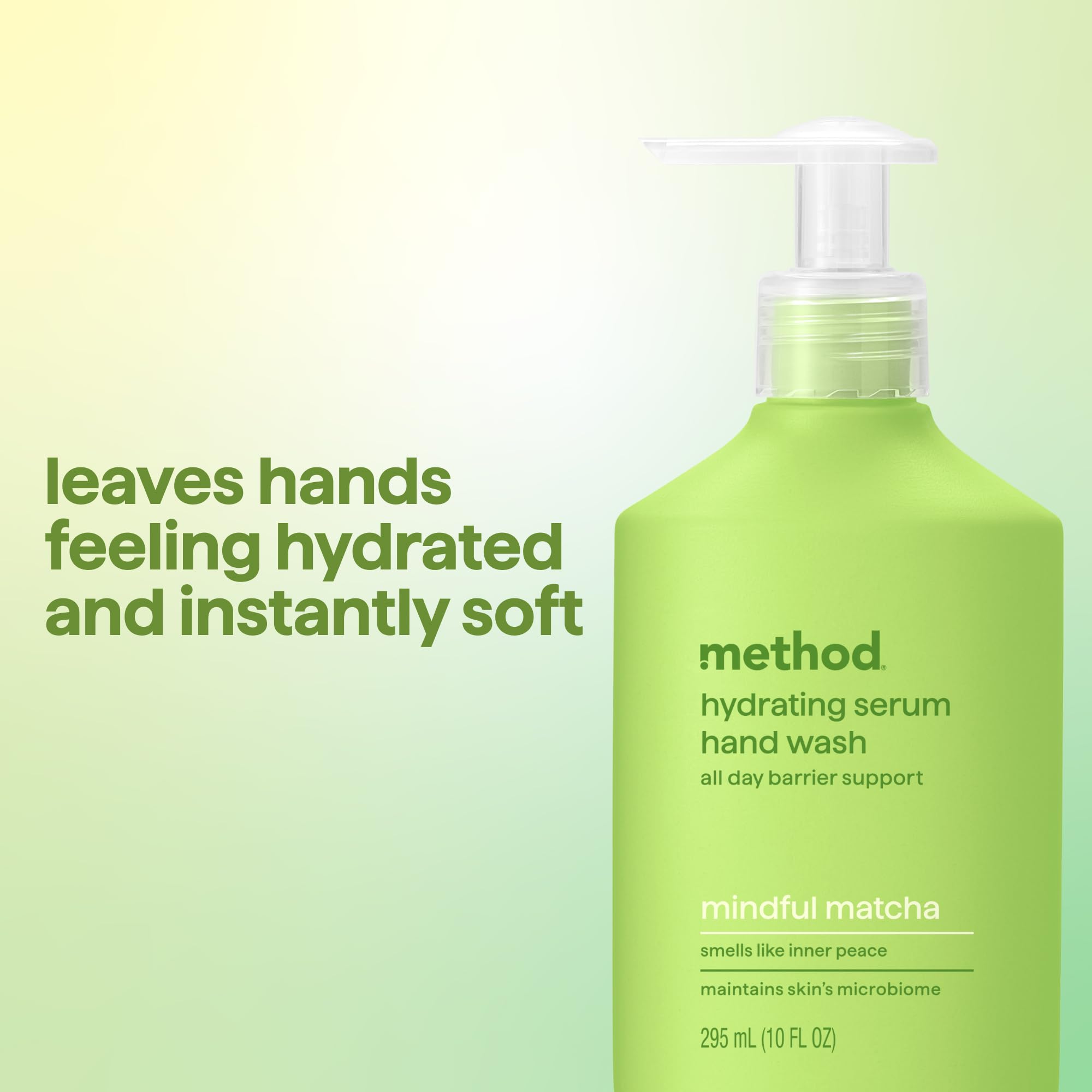 Method close-up of the serum-like texture demonstrating moisturizing feel