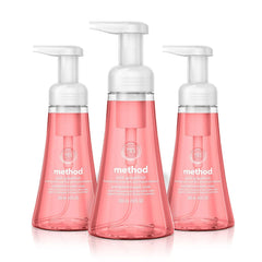 Method pink grapefruit front bottle showing label and pump for easy dispensing