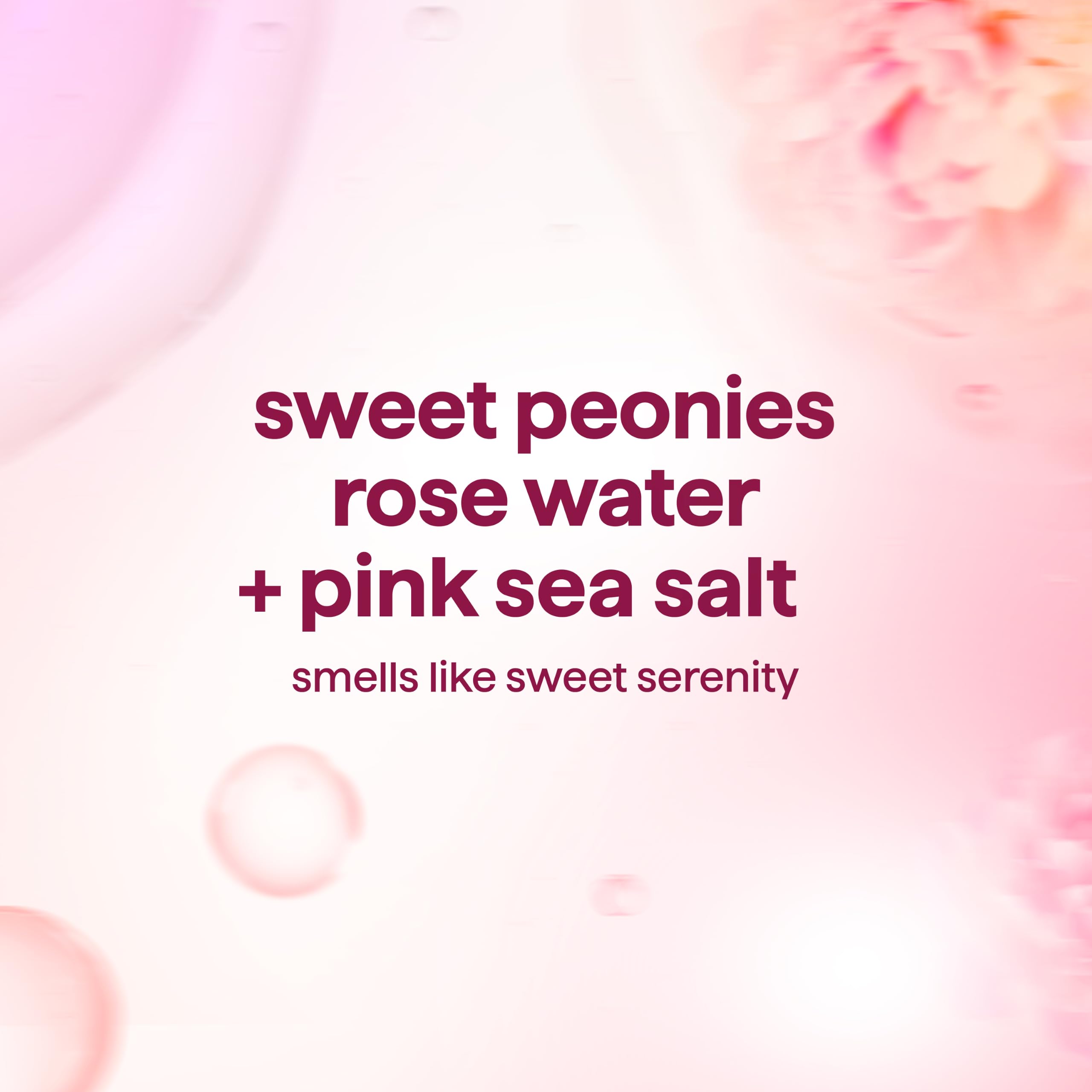 Method Pure Peace creamy lather on loofah showing rich foam for gentle cleansing