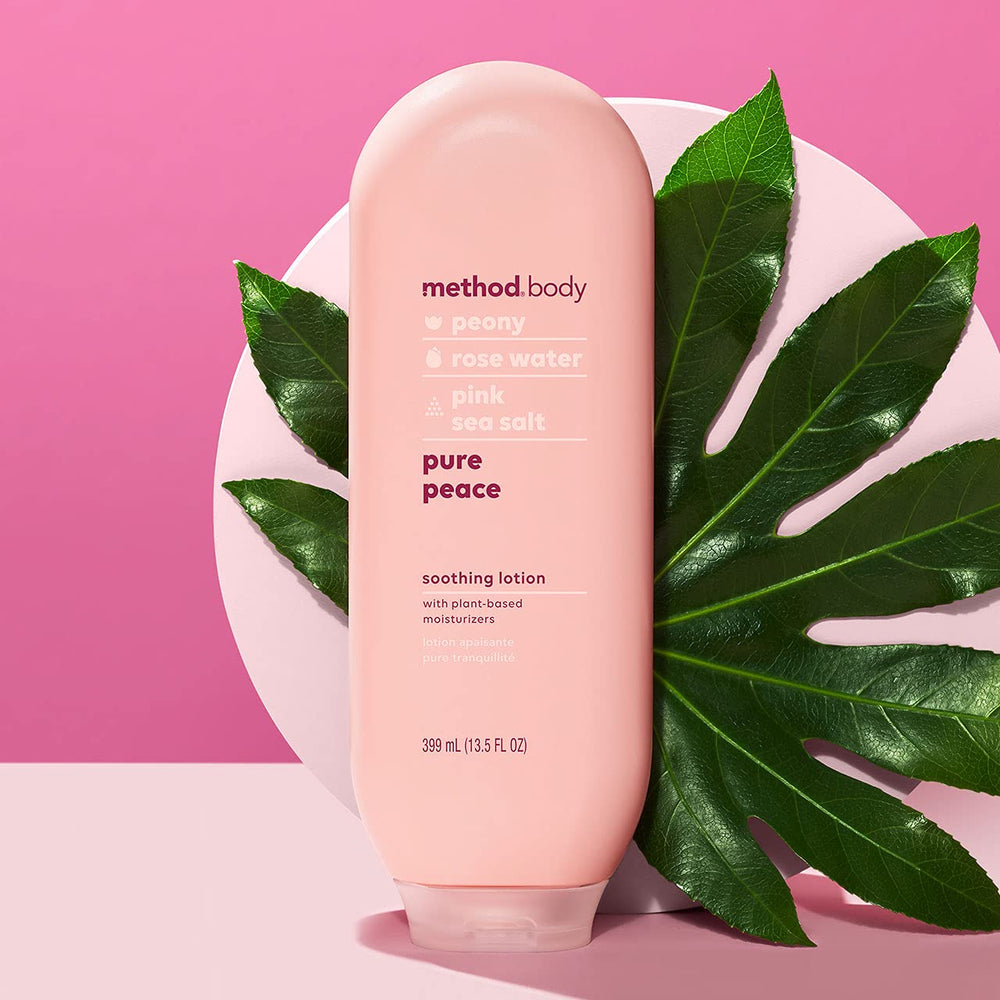 Method Pure Peace applied in hand demonstrating quick absorption