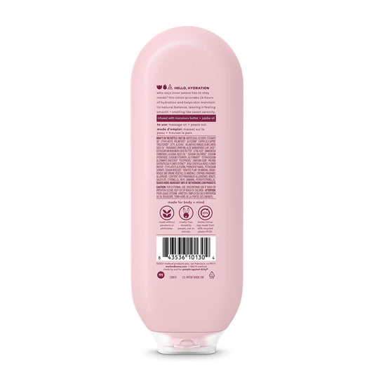 Method Pure Peace pump and label detail highlighting clean ingredients