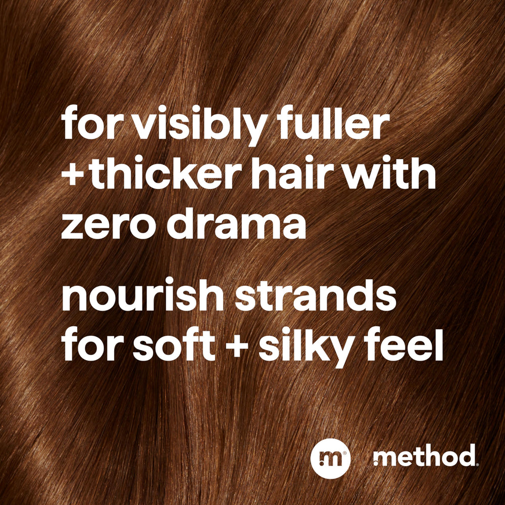 Method bottle pump close-up dispensing conditioner for easy, controlled use