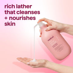 Method Pure Peace recycled bottle detail highlighting 80% PCR material and eco benefit