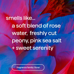 Method Pure Peace dense creamy lather on skin, showcasing moisturizing foam