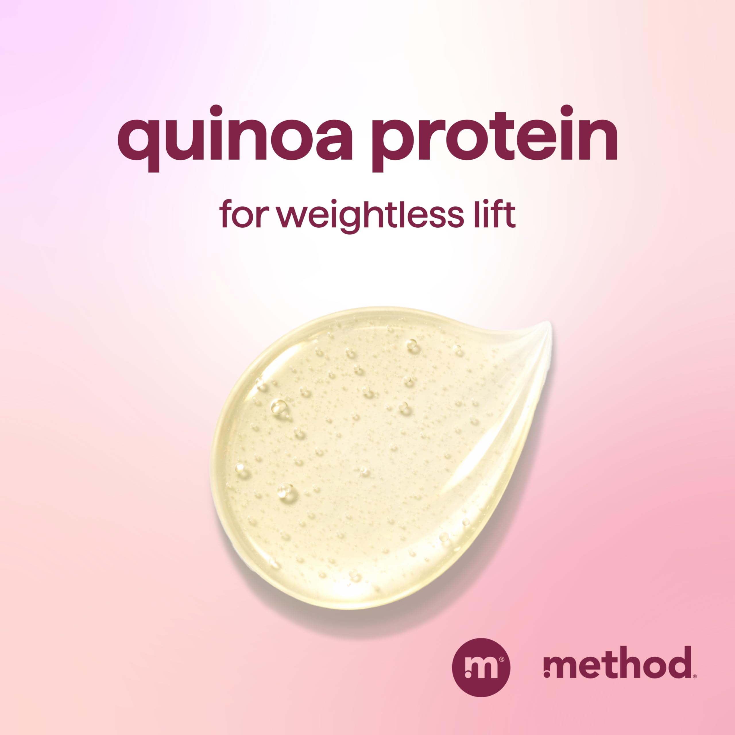 Method Pure Peace foamy lather close-up showing lightweight cleansing