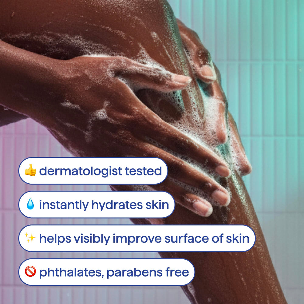 Method rich lather on hand demonstrating creamy foam and thorough cleansing