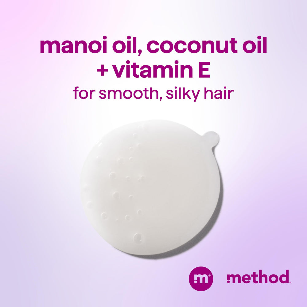Method pouring shampoo into hand illustrating easy lather and control