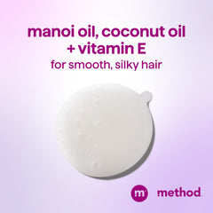 Method pouring shampoo into hand illustrating easy lather and control