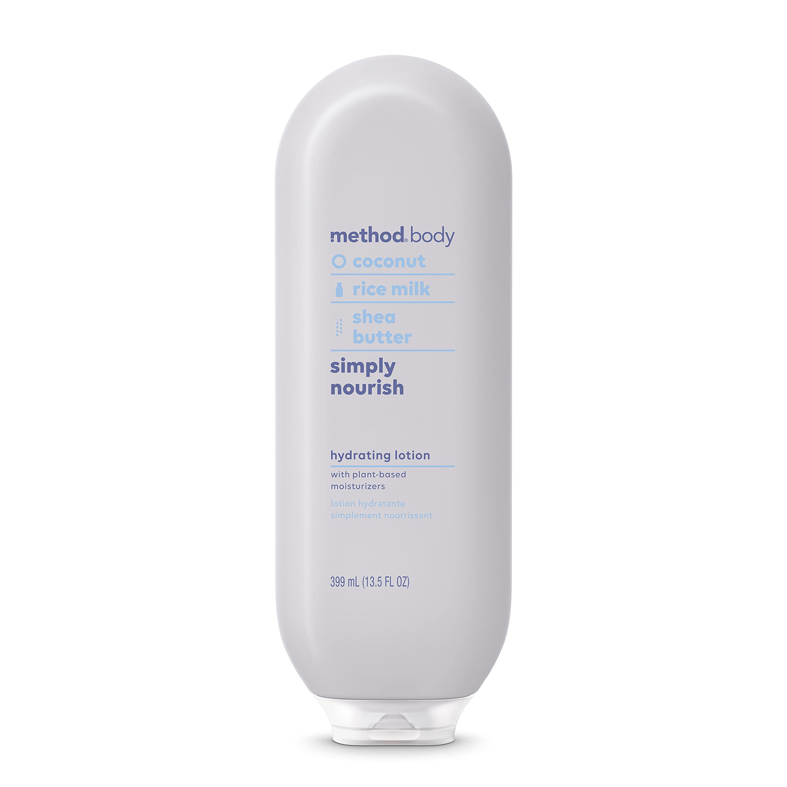 Method Simply Nourish front bottle showing label and 13.5 fl oz size for easy identification and use