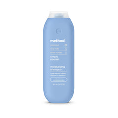 Method bottle front packaging showing label and size, highlights gentle hydration
