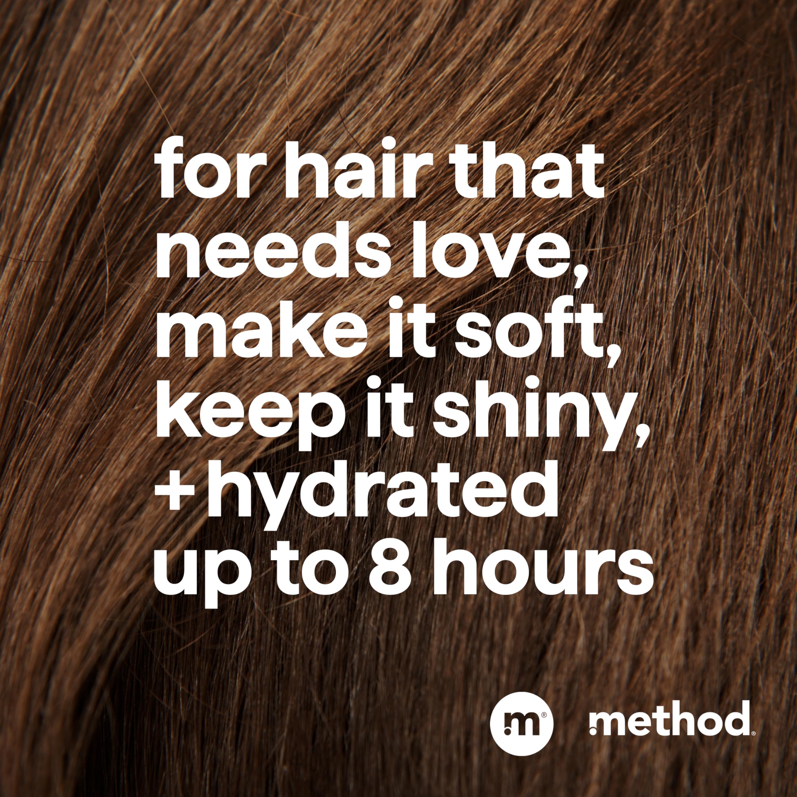 Method label close-up with ingredients list and sulfate-free claim for clarity
